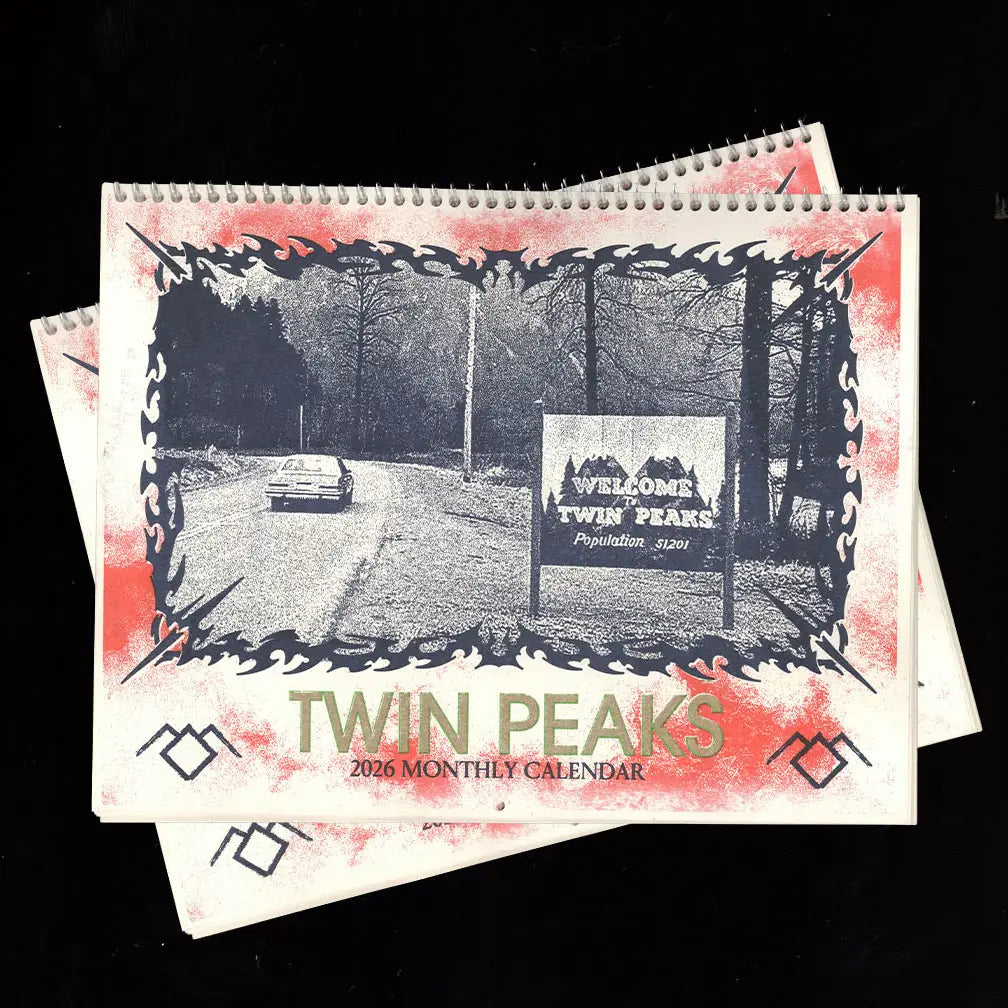 Twin Peaks Risograph Spiral-Bound 2026 Calendar