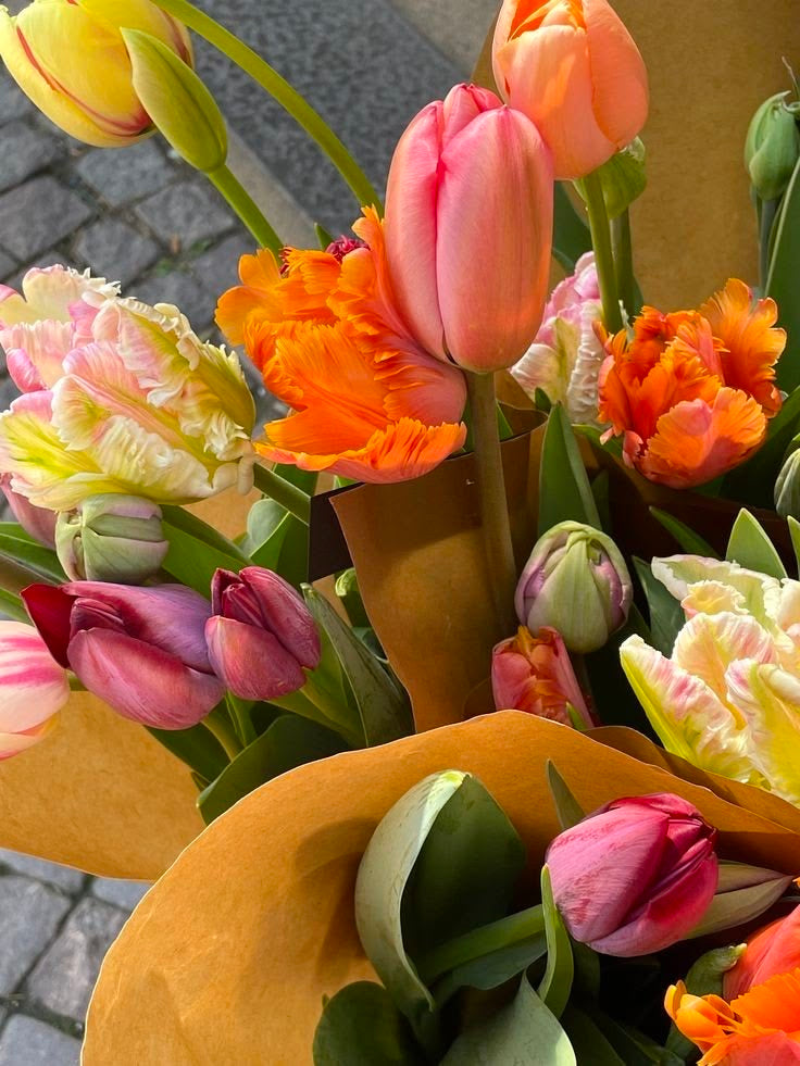 Designers choice- Market style wrapped bouquet
